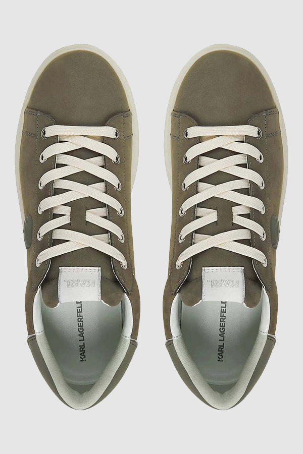ΠΑΠΟΥΤΣΙΑ KARL LAGERFELD - 2KH LIGHT KHAKI NUBUCK